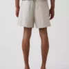 Pantalones cortos holgados de mezcla de lino de 5,5"