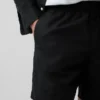 Pantalones cortos holgados de mezcla de lino de 5,5"