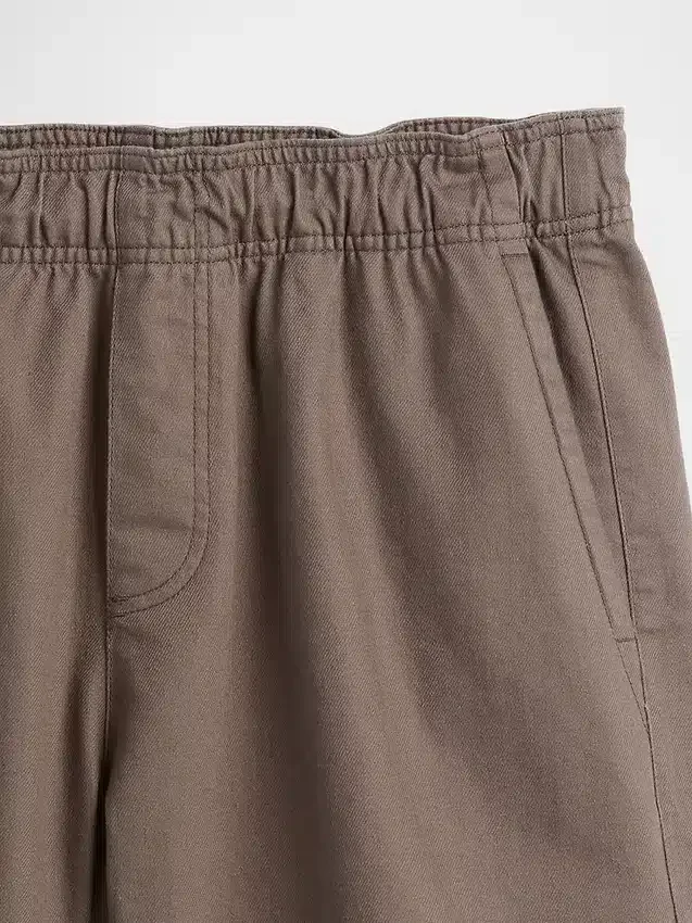 Pantalones cortos holgados de mezcla de lino de 5,5"