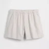 Pantalones cortos holgados de mezcla de lino de 5,5"