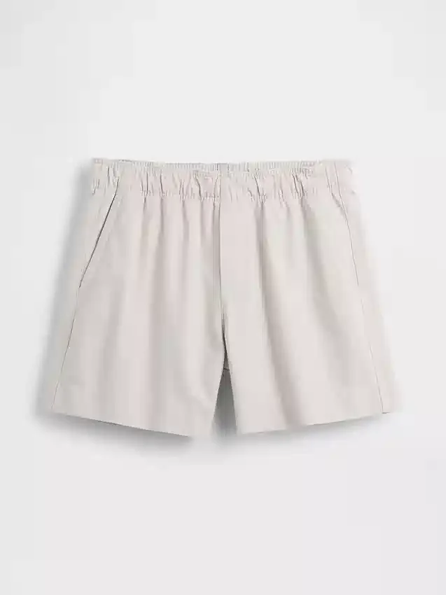 Pantalones cortos holgados de mezcla de lino de 5,5"
