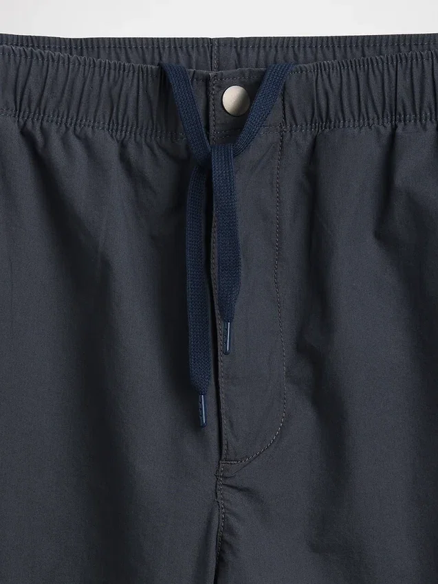 Pantalones cortos holgados de popelín de 7"