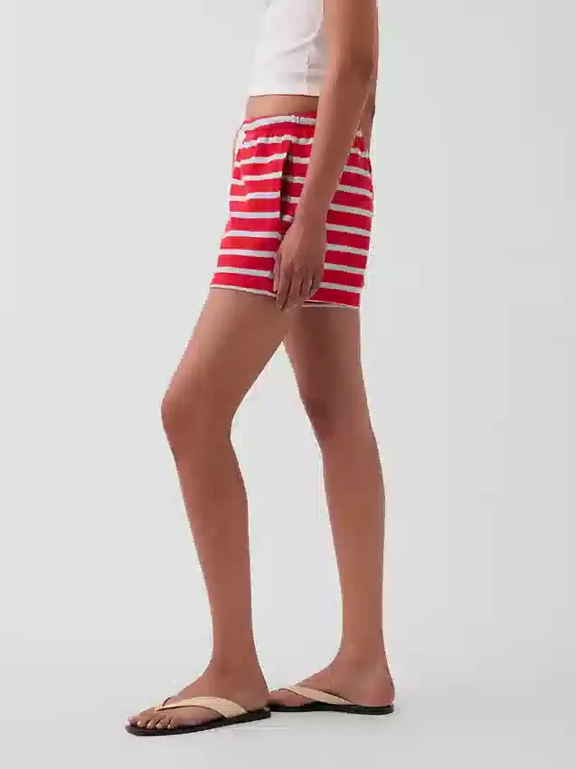 Pantalones cortos holgados de rizo de toalla de 3,5"
