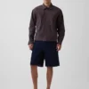 Pantalones cortos holgados de vaquero estilo carpintero de 10,5"