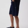 Pantalones cortos holgados de vaquero estilo carpintero de 10,5"