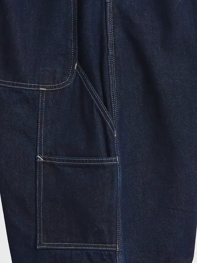 Pantalones cortos holgados de vaquero estilo carpintero de 10,5"