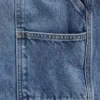 Pantalones cortos holgados de vaquero estilo carpintero de 10,5"