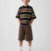 Pantalones cortos holgados de vaquero para niños