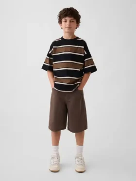 Pantalones cortos holgados de vaquero para niños
