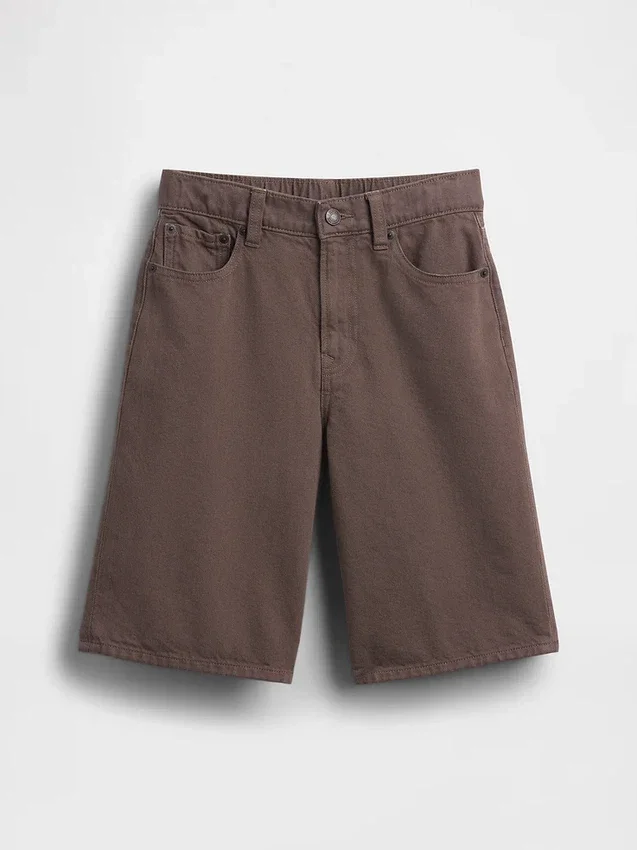 Pantalones cortos holgados de vaquero para niños