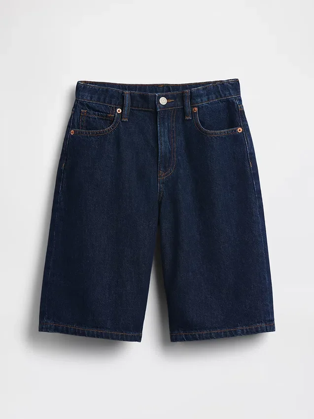 Pantalones cortos holgados de vaquero para niños