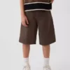 Pantalones cortos holgados de vaquero para niños