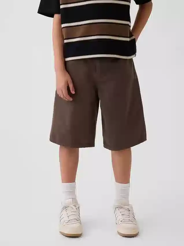 Pantalones cortos holgados de vaquero para niños