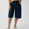 Pantalones cortos holgados de vaquero para niños