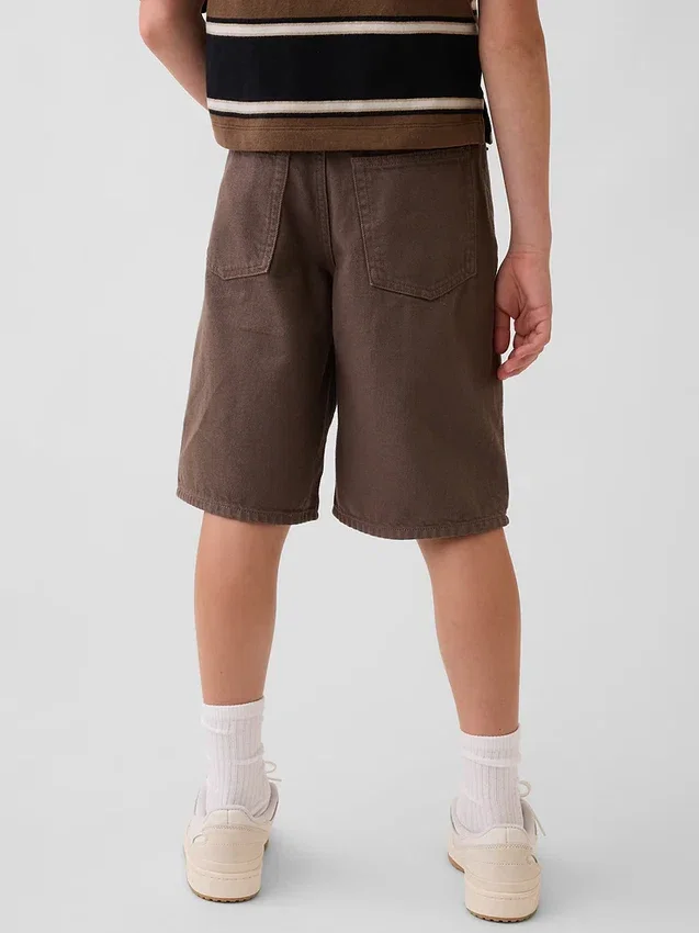 Pantalones cortos holgados de vaquero para niños
