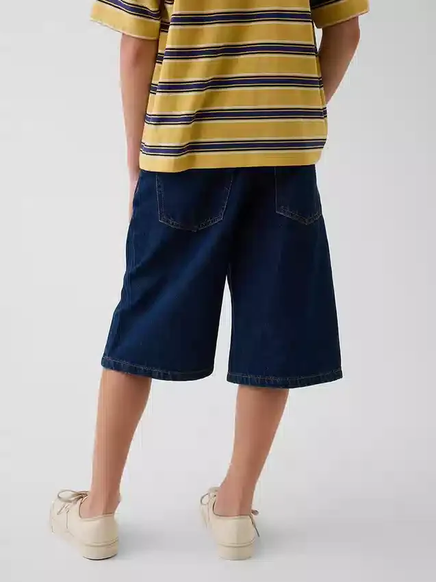 Pantalones cortos holgados de vaquero para niños