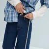 Pantalones cortos holgados de vaquero para niños