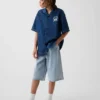Pantalones cortos holgados de vaquero ultrasuaves para niños