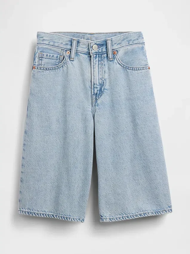 Pantalones cortos holgados de vaquero ultrasuaves para niños