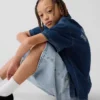 Pantalones cortos holgados de vaquero ultrasuaves para niños