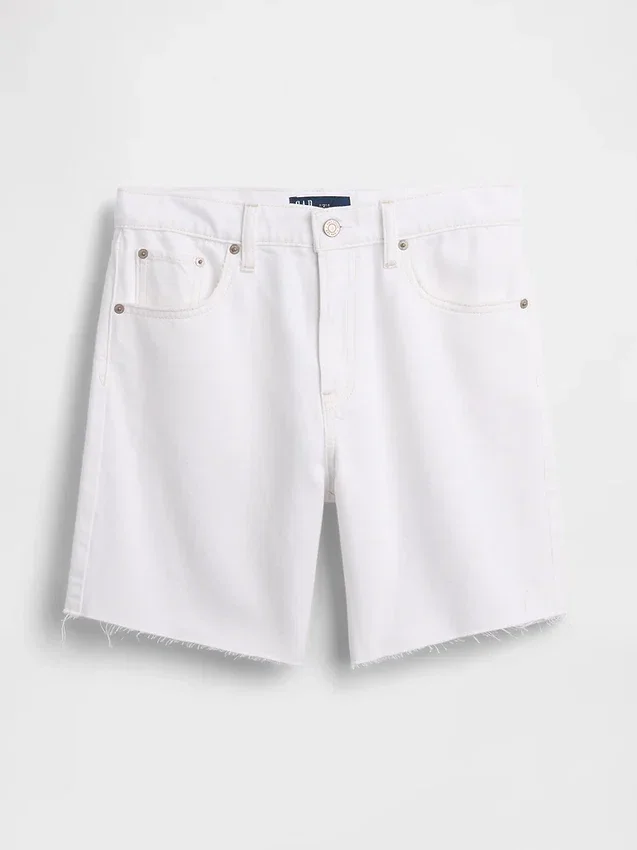 Pantalones cortos holgados ultrasuaves de 8" y talle medio