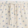 Pantalones cortos infantiles de gasa de algodón con volantes