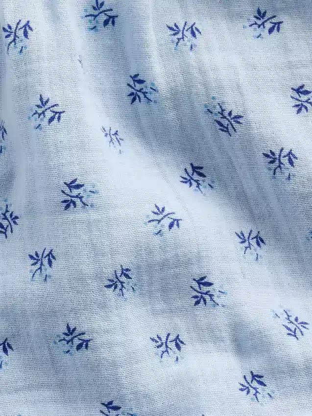 Pantalones cortos infantiles de gasa de algodón con volantes