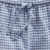 Pantalones cortos infantiles de lino y algodón con estampado de cuadros vichy