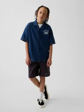 Pantalones cortos infantiles holgados y cómodos