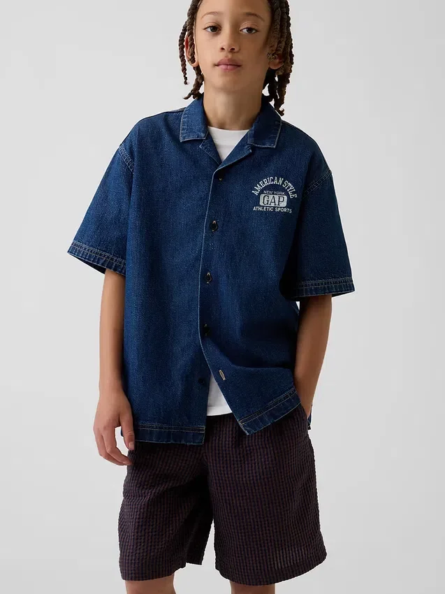 Pantalones cortos infantiles holgados y cómodos