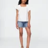 Pantalones cortos midi de denim para niños