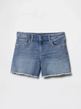 Pantalones cortos midi de denim para niños