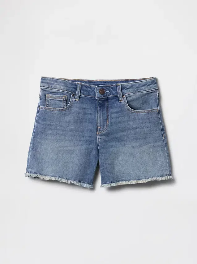 Pantalones cortos midi de denim para niños