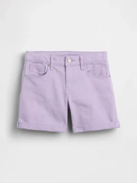 Pantalones cortos midi de denim para niños