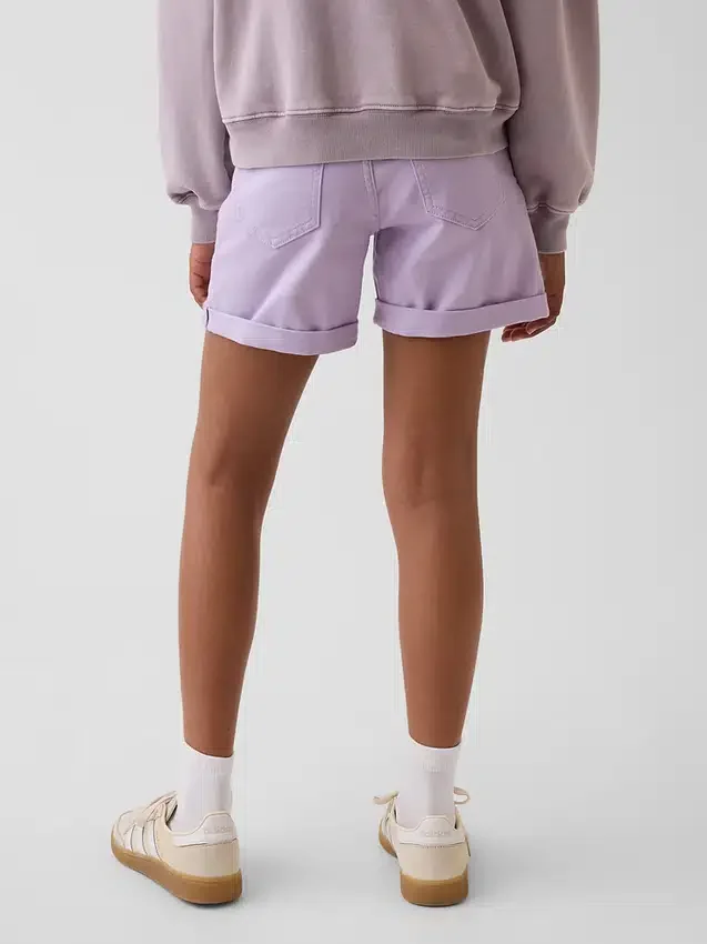 Pantalones cortos midi de denim para niños