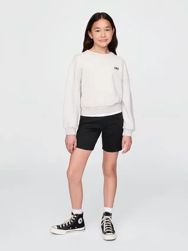 Pantalones cortos midi de uniforme para niños