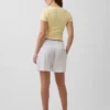 Pantalones cortos premamá fáciles de poner por debajo de la barriga