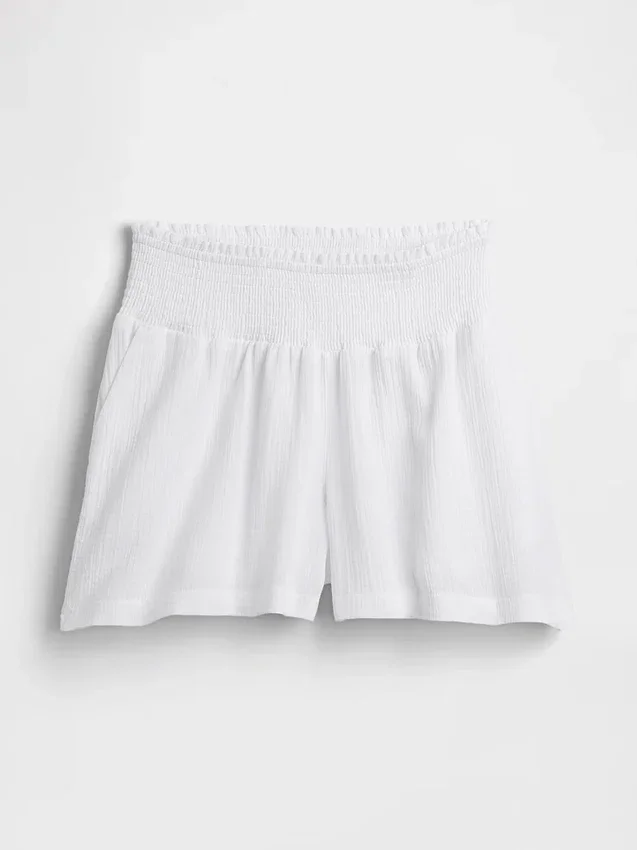 Pantalones cortos premamá fáciles de poner por debajo de la barriga