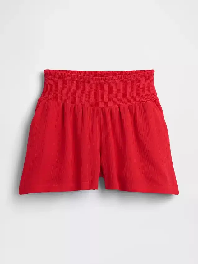 Pantalones cortos premamá fáciles de poner por debajo de la barriga