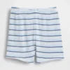 Pantalones cortos sin cremallera a rayas Tinyrib de Baby First Favorites