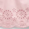 Pantalones cortos sin cremallera con dobladillo de ojales para bebés y niños pequeños