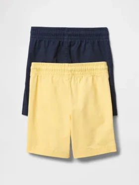 Pantalones cortos sin cremallera para bebés y niños (pack de 2)