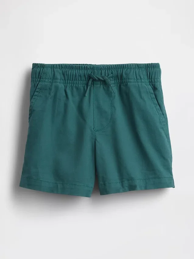 Pantalones cortos sin cremallera para bebés y niños pequeños