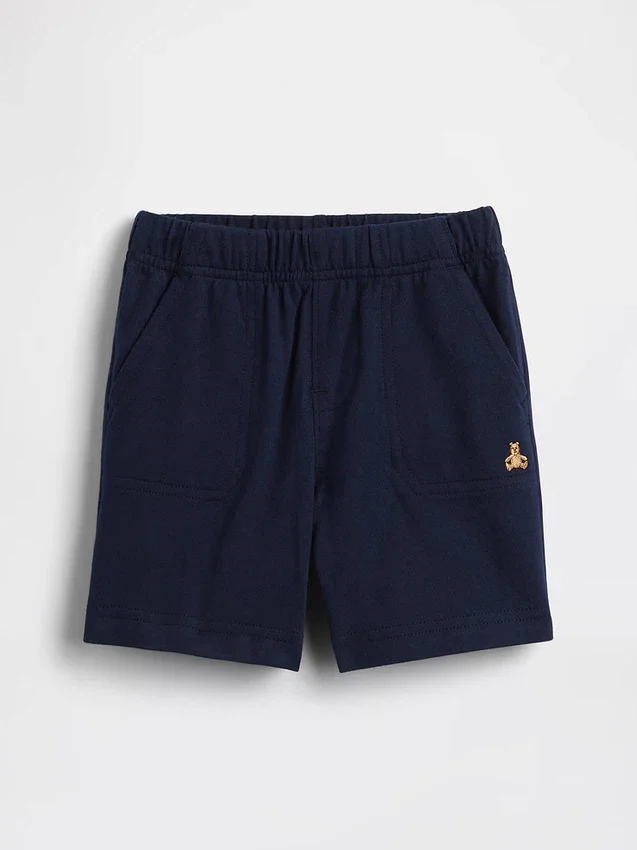 Pantalones cortos sin cremallera para combinar, para Bebé y Niño