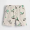 Pantalones cortos sin cremallera para combinar, para Bebé y Niño