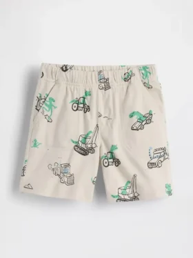 Pantalones cortos sin cremallera para combinar, para Bebé y Niño