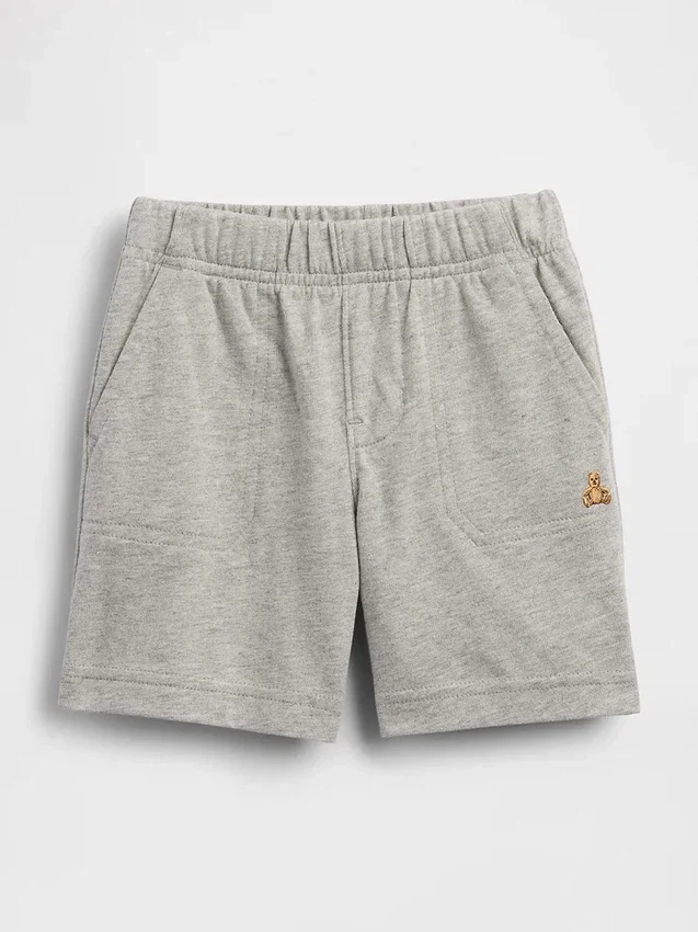 Pantalones cortos sin cremallera para combinar, para Bebé y Niño