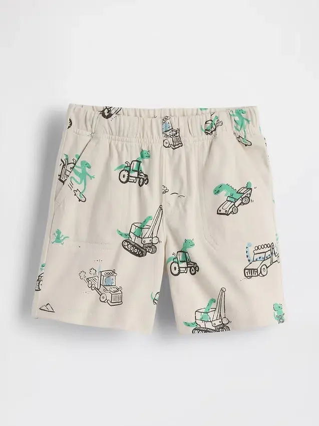 Pantalones cortos sin cremallera para combinar, para Bebé y Niño