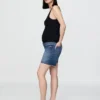 Pantalones cortos tipo bermuda de vaquero premamá con panel completo de 7"