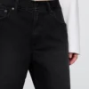 Pantalones cortos tipo bermudas de denim holgados de los años 90, de talle medio (8")